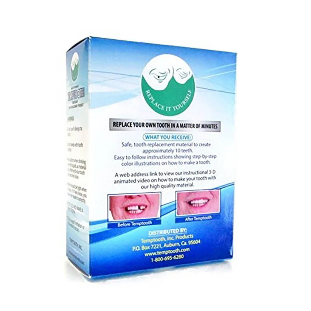Temporary Tooth Replacement Kit | 100% Money-Back Guarantee | Temptooth